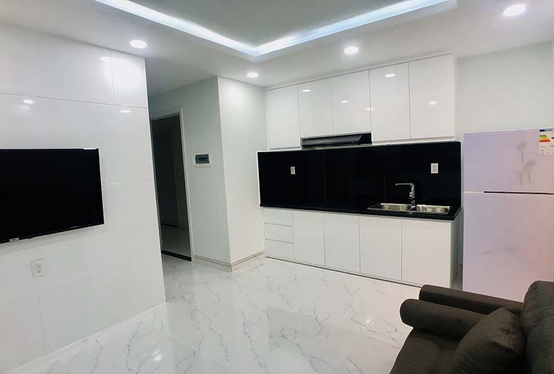 One bedroom serviced apartment for rent on Nguyen Duy Street, Binh Thanh District