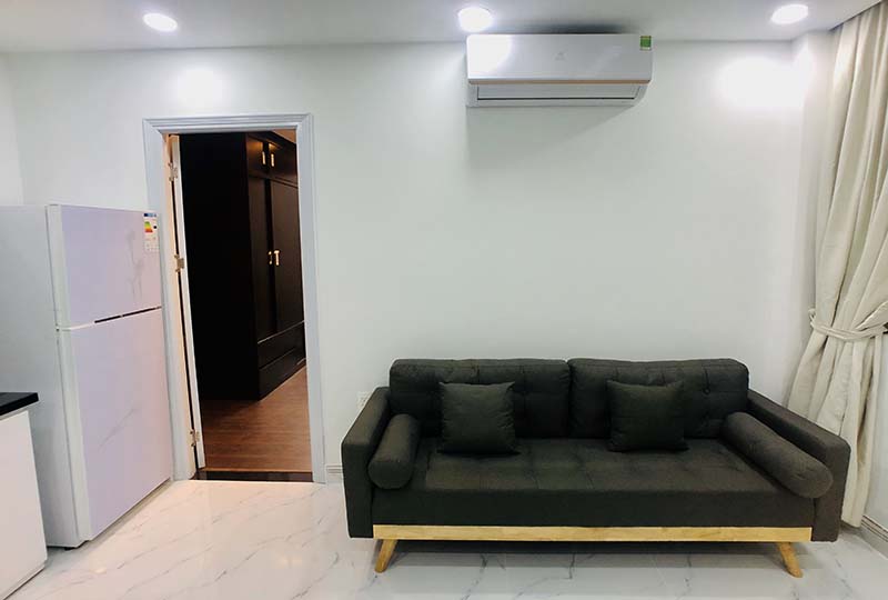 One bedroom serviced apartment for rent on Nguyen Duy Street, Binh Thanh District