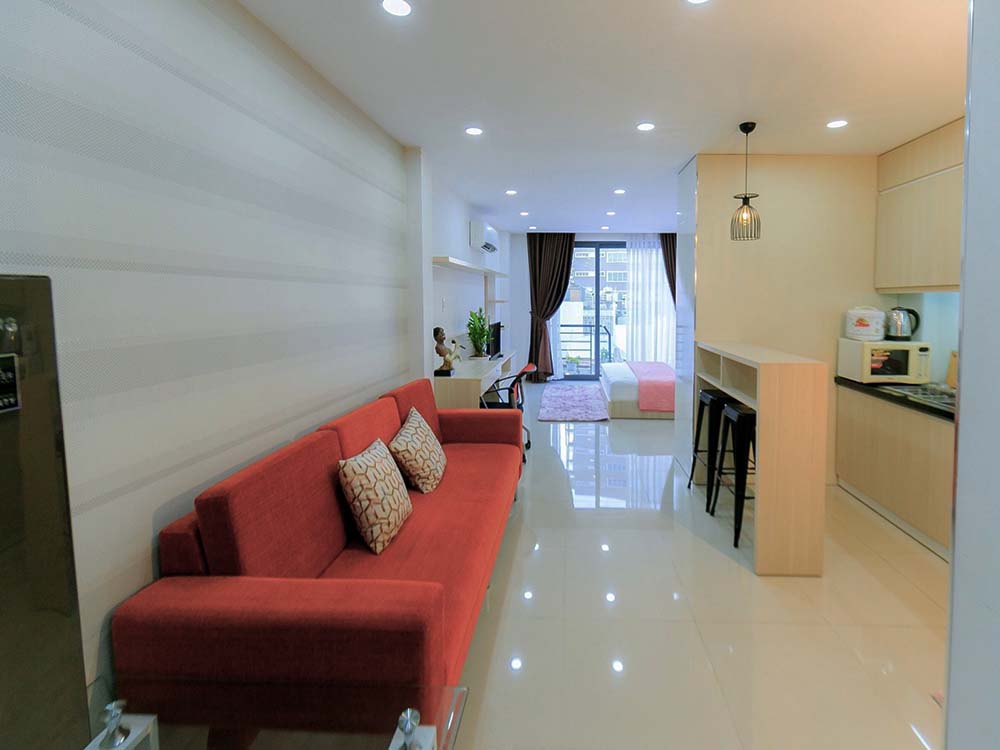 Tran Dinh Xu serviced apartment for rent in District 1 Saigon