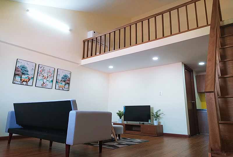 Loft-flat for rent in Phu My Hung District 7 comes with services