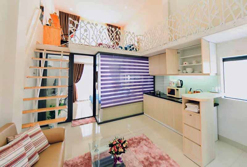 Loft-apartment for rent in District 1 has full of services