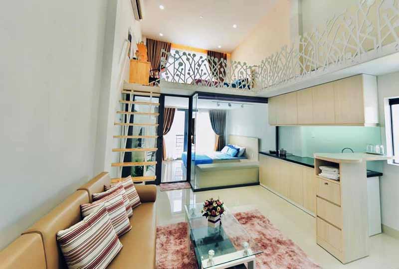 Loft-apartment for rent in District 1 has full of services