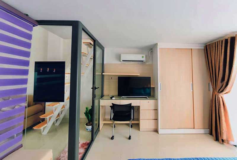 Loft-apartment for rent in District 1 has full of services