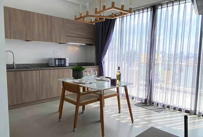 Serviced apartment for rent in District 4 next to District 1 Saigon
