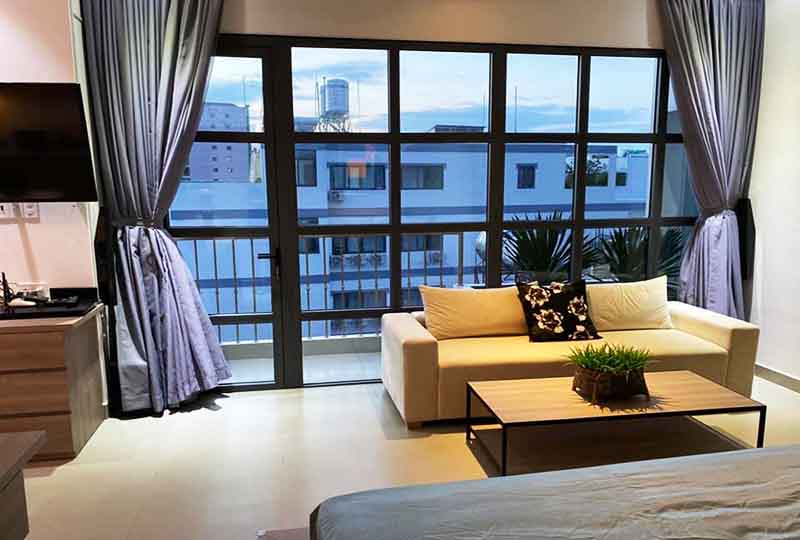 Serviced apartment for rent in District 4 next to District 1 Saigon