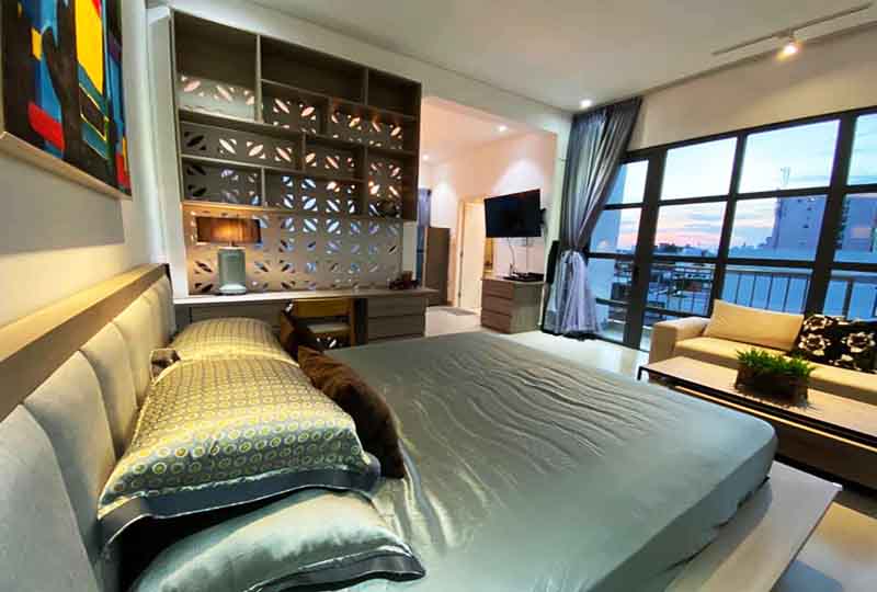 Serviced apartment for rent in District 4 next to District 1 Saigon