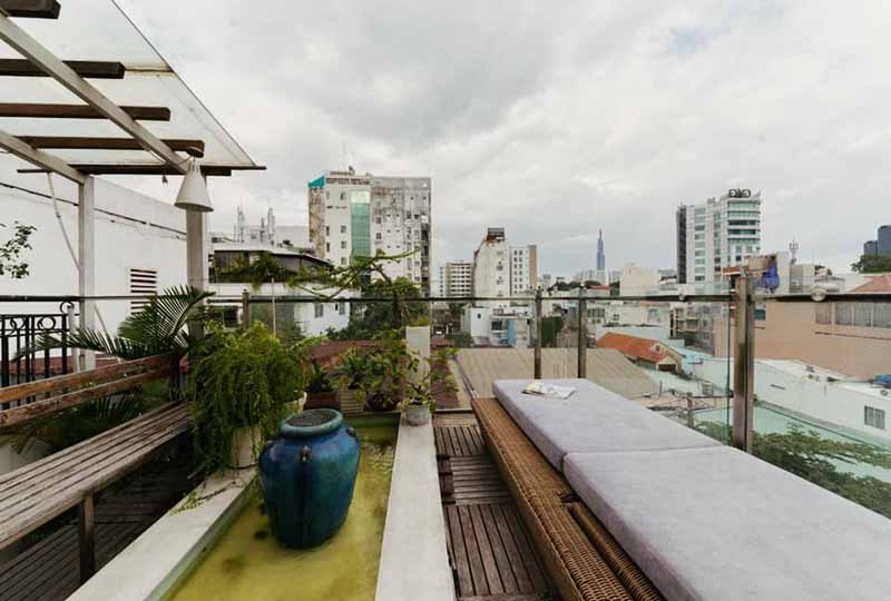 Penthouse serviced apartment for rent in Disrtict 1 Ho Chi Minh City