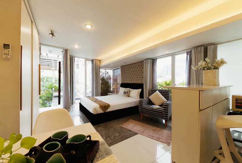 Penthouse serviced apartment for rent in Disrtict 1 Ho Chi Minh City