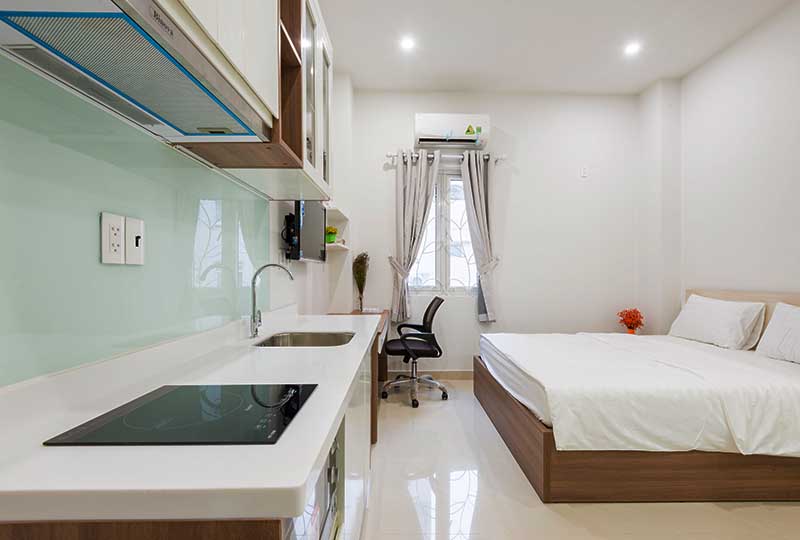 Nice serviced apartment leasing in District 1 Calmette Street