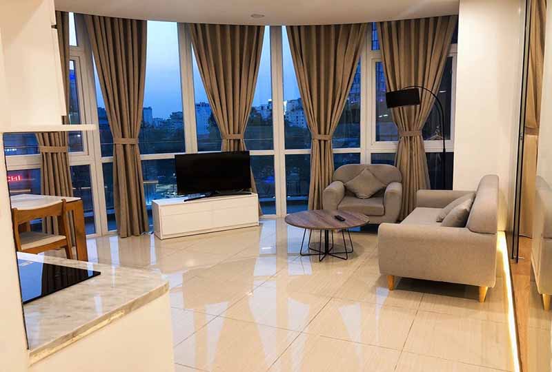 Nice apartment rental on Ben Thanh Tower District 1 Saigon City center