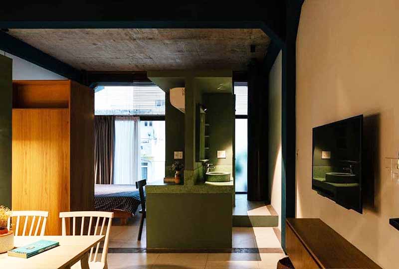 Serviced apartment for rent in District 2 Saigon next to The Vista Building