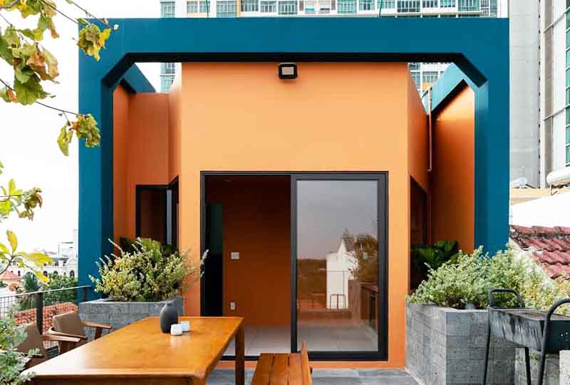 Serviced apartment for rent in District 2 Saigon next to The Vista Building
