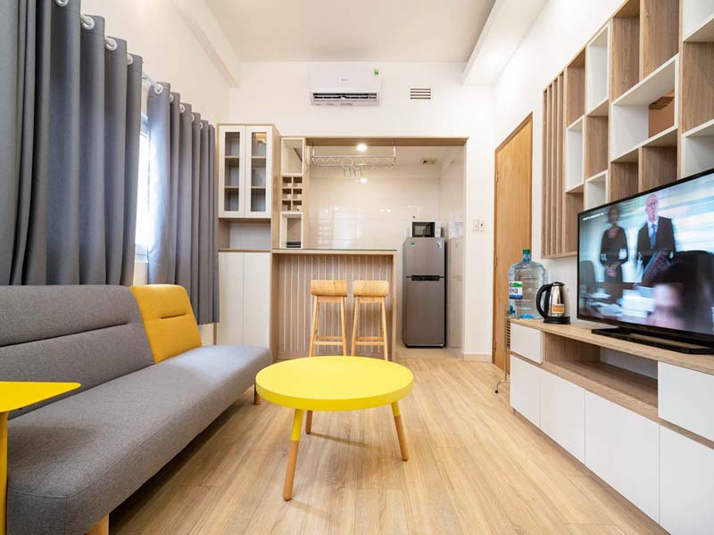 Cozy serviced apartment renting in Binh Thanh Dist, Pham Viet Chanh St