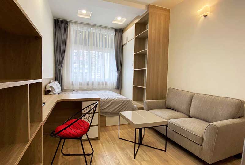 Studio flat leasing in Binh Thanh District Saigon City Center