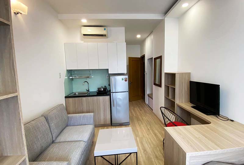 Studio flat leasing in Binh Thanh District Saigon City Center