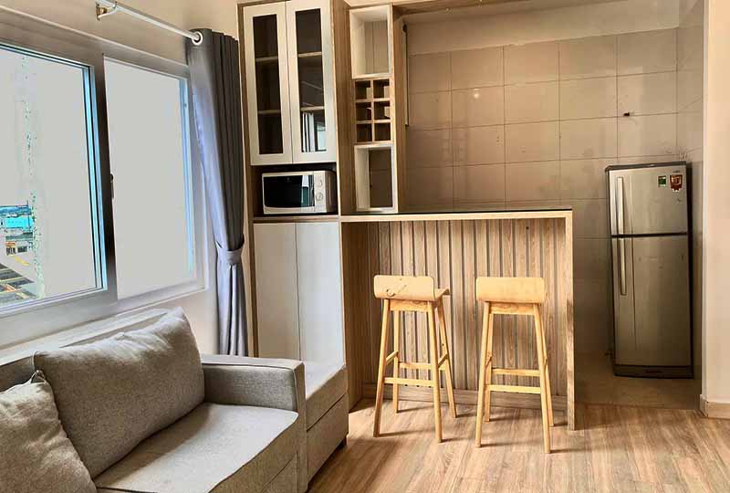 Studio flat leasing in Binh Thanh District Saigon City Center