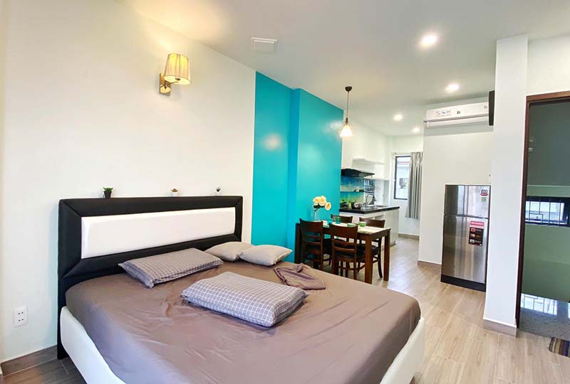 Studio flat leasing in Binh Thanh District, Bui Huu Nghia St