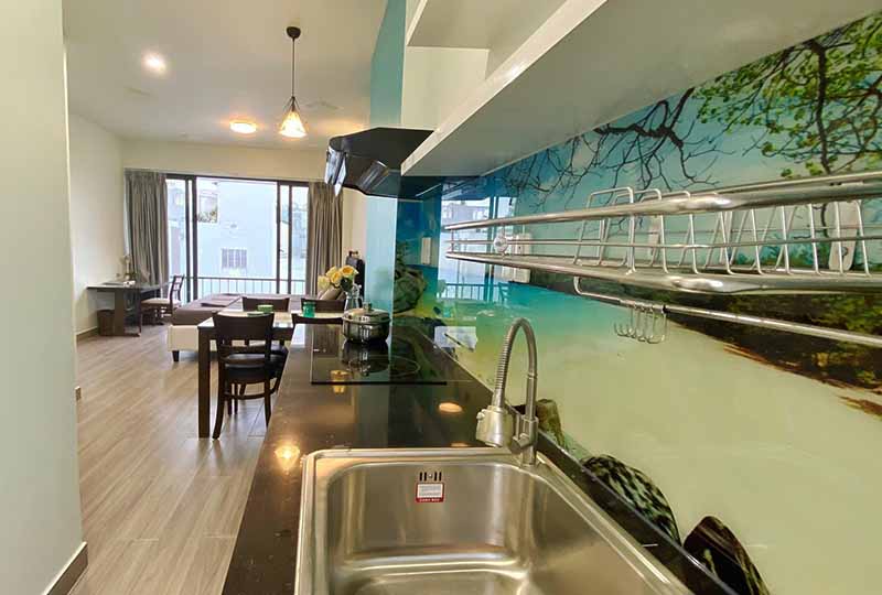 Studio flat leasing in Binh Thanh District, Bui Huu Nghia St