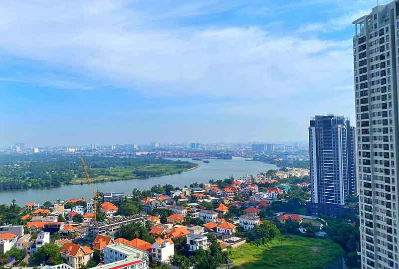 Two bedrooms flat rental on Masteri Thao Dien Ho Chi Minh City