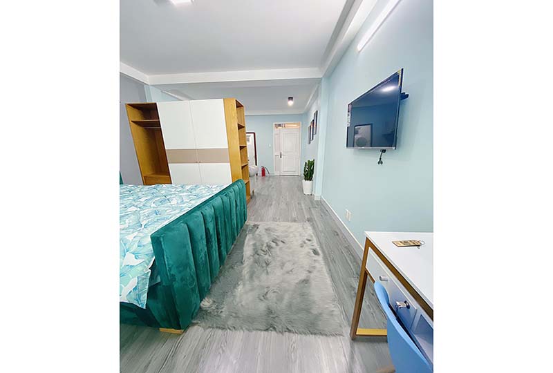 Retails serviced apartment for rent on De Tham St, District 1