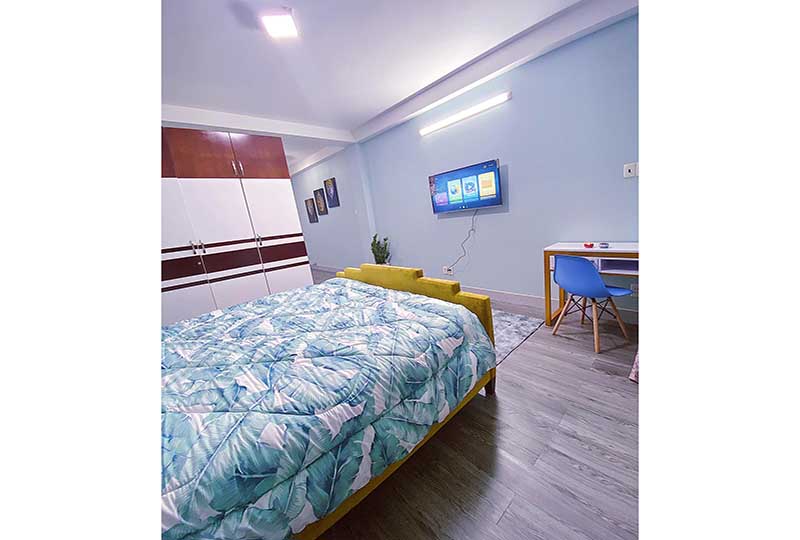 Retails serviced apartment for rent on De Tham St, District 1