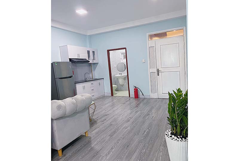 Retails serviced apartment for rent on De Tham St, District 1
