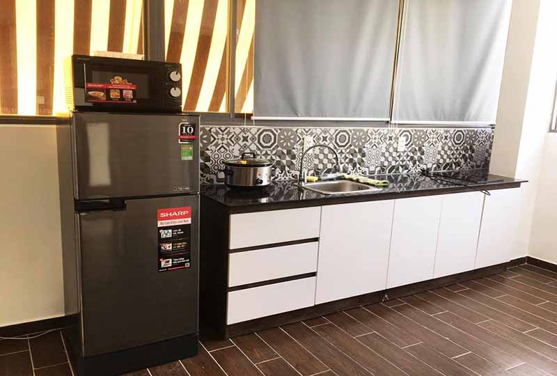 Studio flat for rent on Nguyen Trai St come with full of services