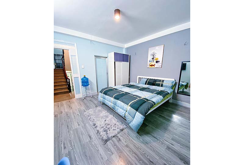Studio serviced apartment rental on De Tham Street, District 1 Saigon