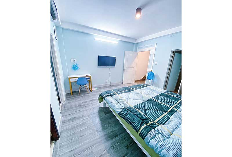 Studio serviced apartment rental on De Tham Street, District 1 Saigon