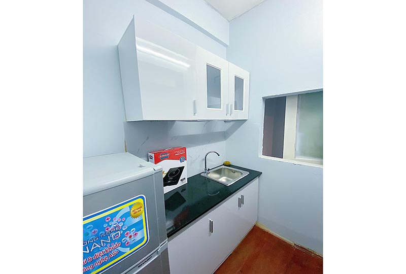 Studio serviced apartment rental on De Tham Street, District 1 Saigon