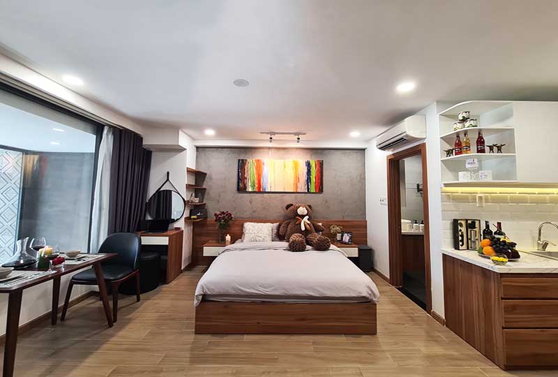 Serviced apartment for lease on Binh An Ward District 2 Saigon
