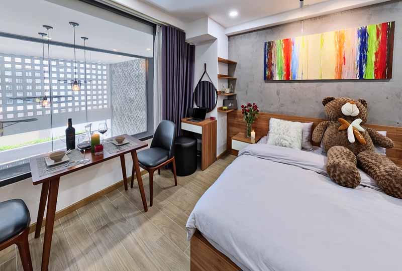 Serviced apartment for lease on Binh An Ward District 2 Saigon