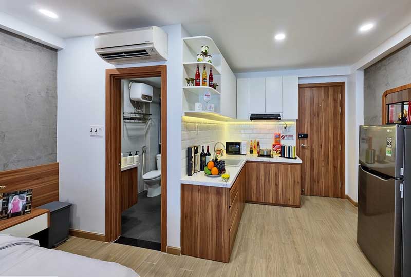 Serviced apartment for lease on Binh An Ward District 2 Saigon
