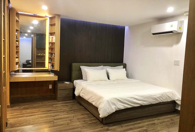 Spacious serviced apartment for rent in DaKao, District 1 Saigon