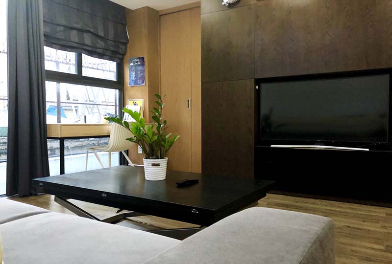 Spacious serviced apartment for rent in DaKao, District 1 Saigon