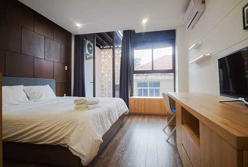 Bright serviced apartment rental in Dakao area District 1 Ho Chi Minh City