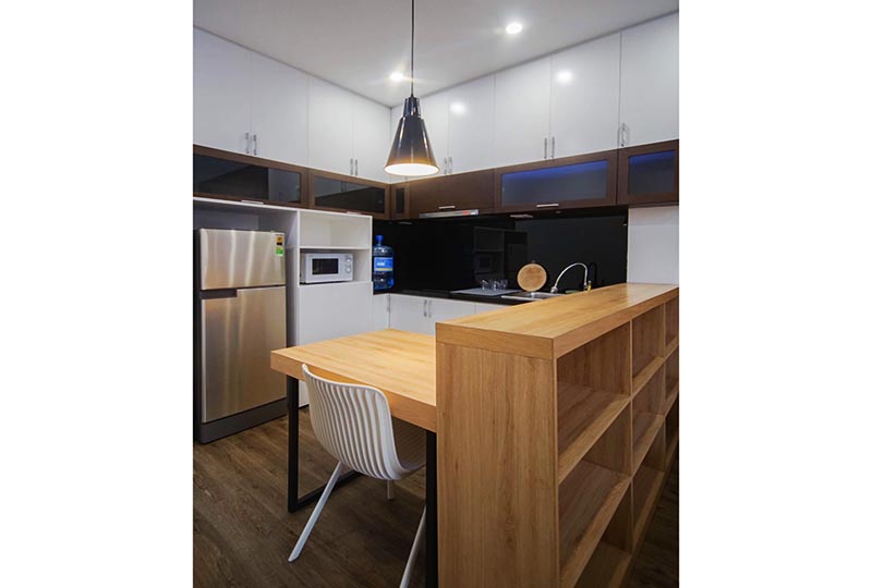 Bright serviced apartment rental in Dakao area District 1 Ho Chi Minh City