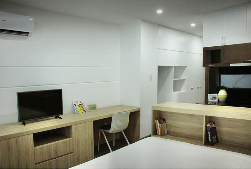 Studio rental flat with small garden in Dakao Distric 1 HCMC