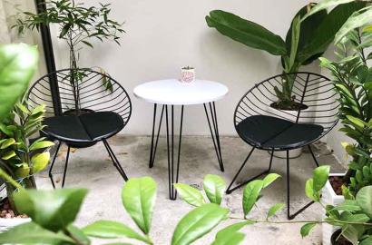 Studio rental flat with small garden in Dakao Distric 1 HCMC