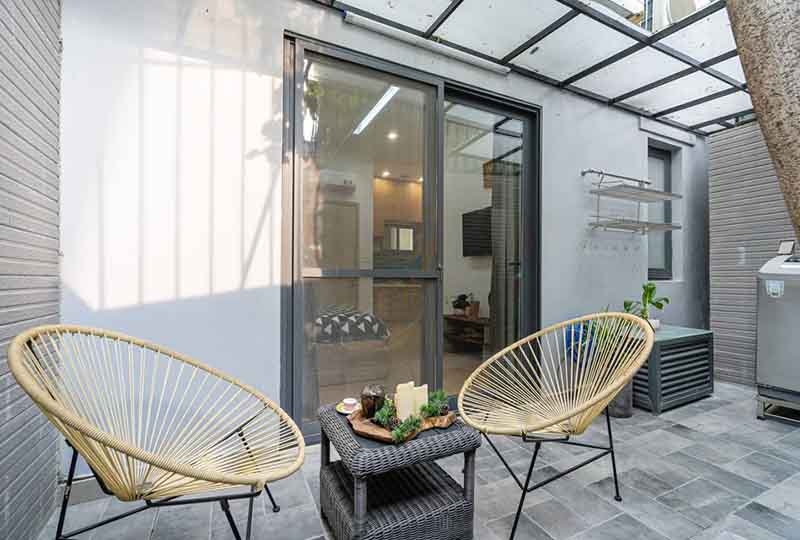 Bright studio serviced apartment in Binh Thanh Dist for rent
