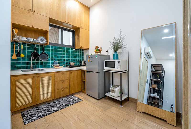 Bright studio serviced apartment in Binh Thanh Dist for rent