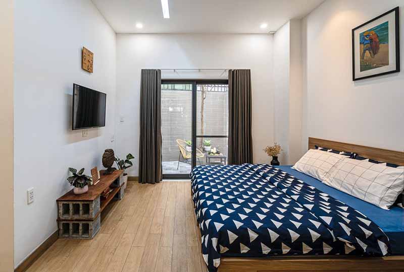 Bright studio serviced apartment in Binh Thanh Dist for rent