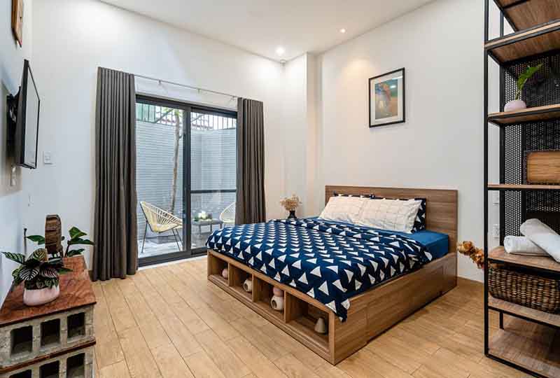 Bright studio serviced apartment in Binh Thanh Dist for rent