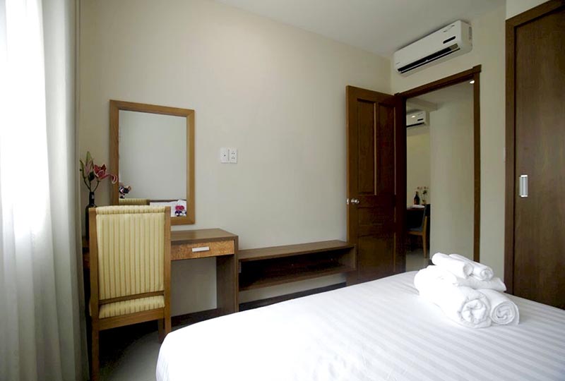 Nice serviced apartment for rent on Truong Dinh St, District 3, Saigon
