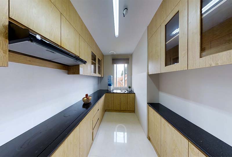 Two bedrooms serviced apartment for rent on Truong Dinh St, District 3, Ho Chi Minh City.