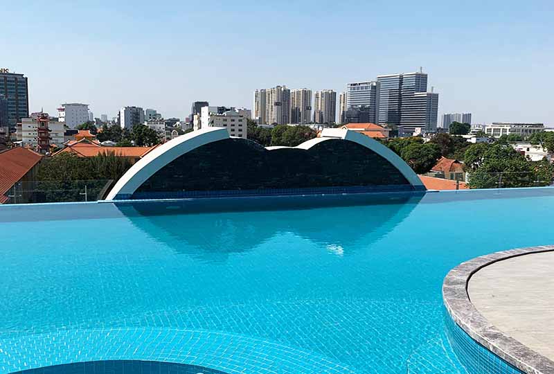 Two bedrooms serviced apartment for rent on Truong Dinh St, District 3, Ho Chi Minh City.