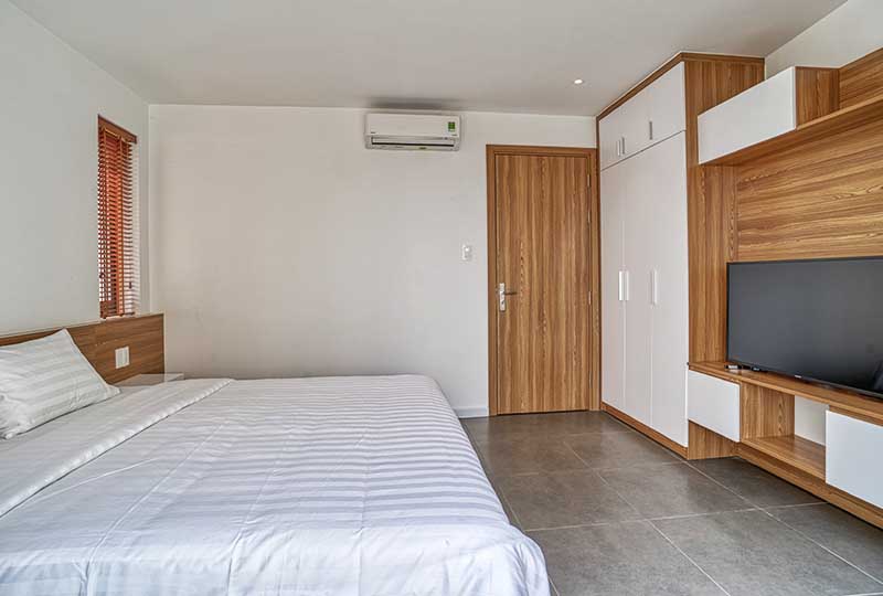 Bright-light serviced apartment rental on Thao Dien, Saigon, District 2