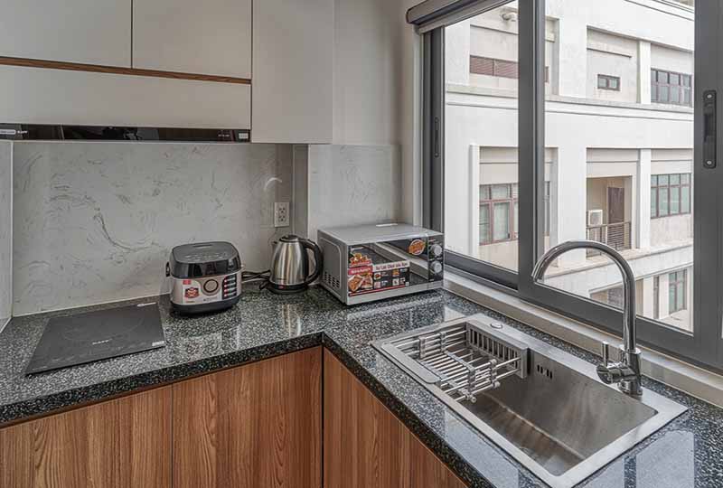 Studio flat for rent on Thao Dien, District 2, Saigon come with full of services