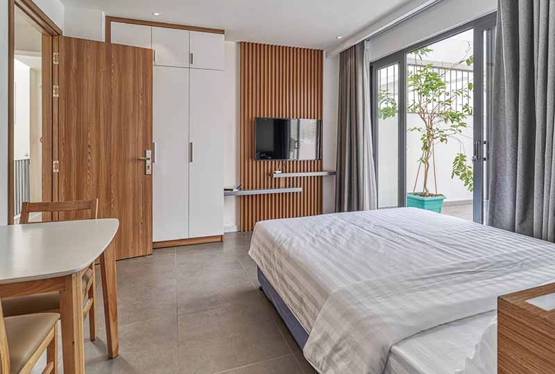 Studio flat for rent on Thao Dien, District 2, Saigon come with full of services