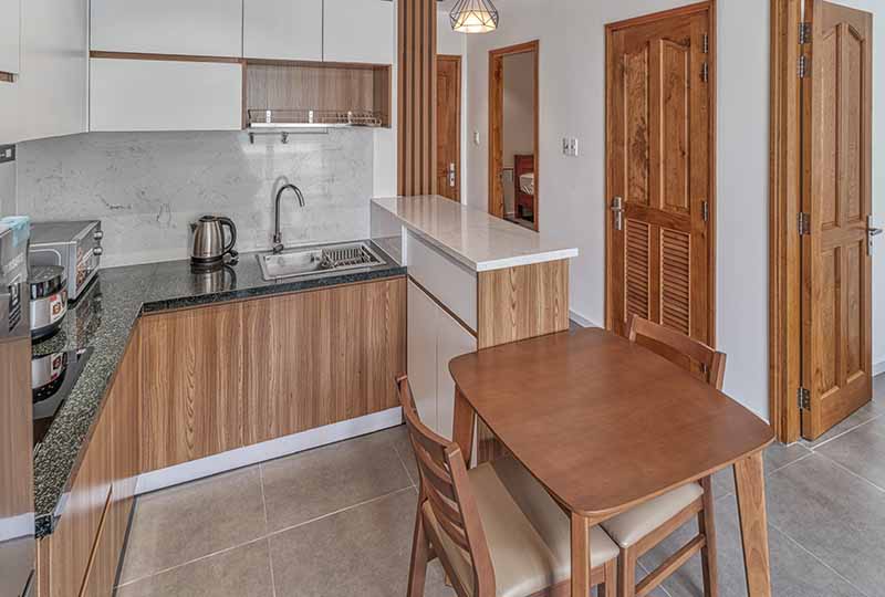 Nice serviced apartment rental on Quoc Huong St, Thao Dien area, District 2.
